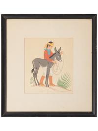Harrison Begay (Diné, 1917-2012) Various Prints and Gouaches on Paper