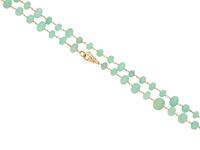 GREEN BERYL LONGCHAIN NECKLACE