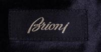 A Brioni Black Silk Evening Gown, Size 44.