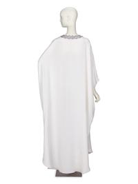 EMILIO PUCCI, WHITE EMBELLISHED KAFTAN