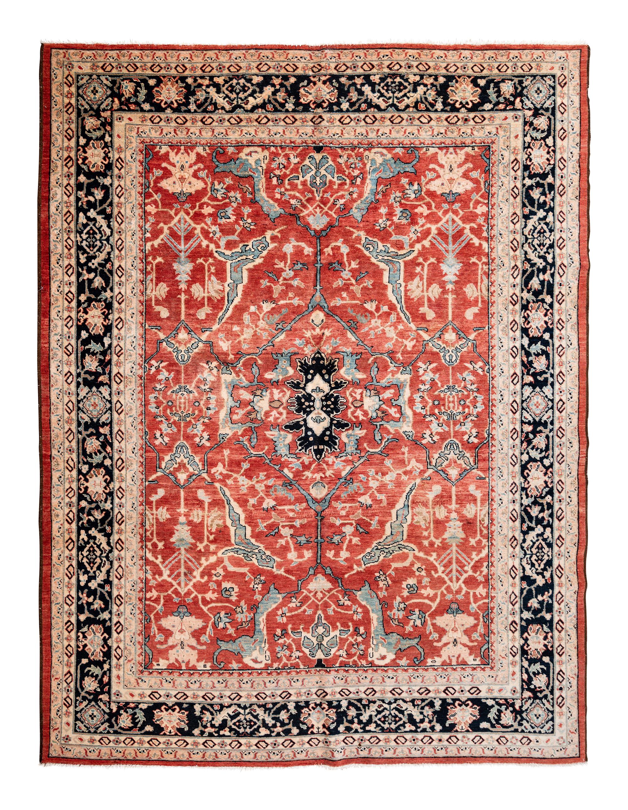 A Heriz Wool Rug