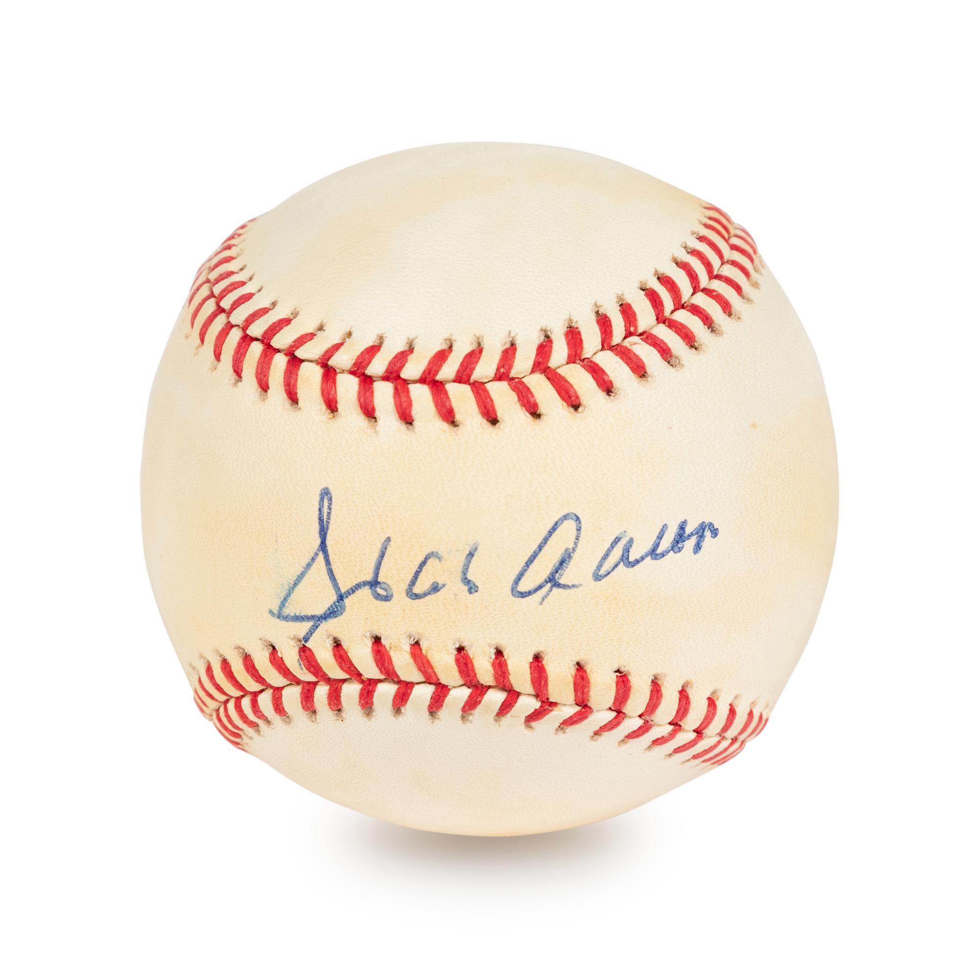 A Hank Aaron Signed Autograph Baseball (Beckett Authentication Services BAS Certified),