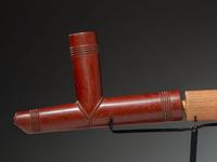 Sioux Quilled Pipe Stem, with Catlinite Bowl