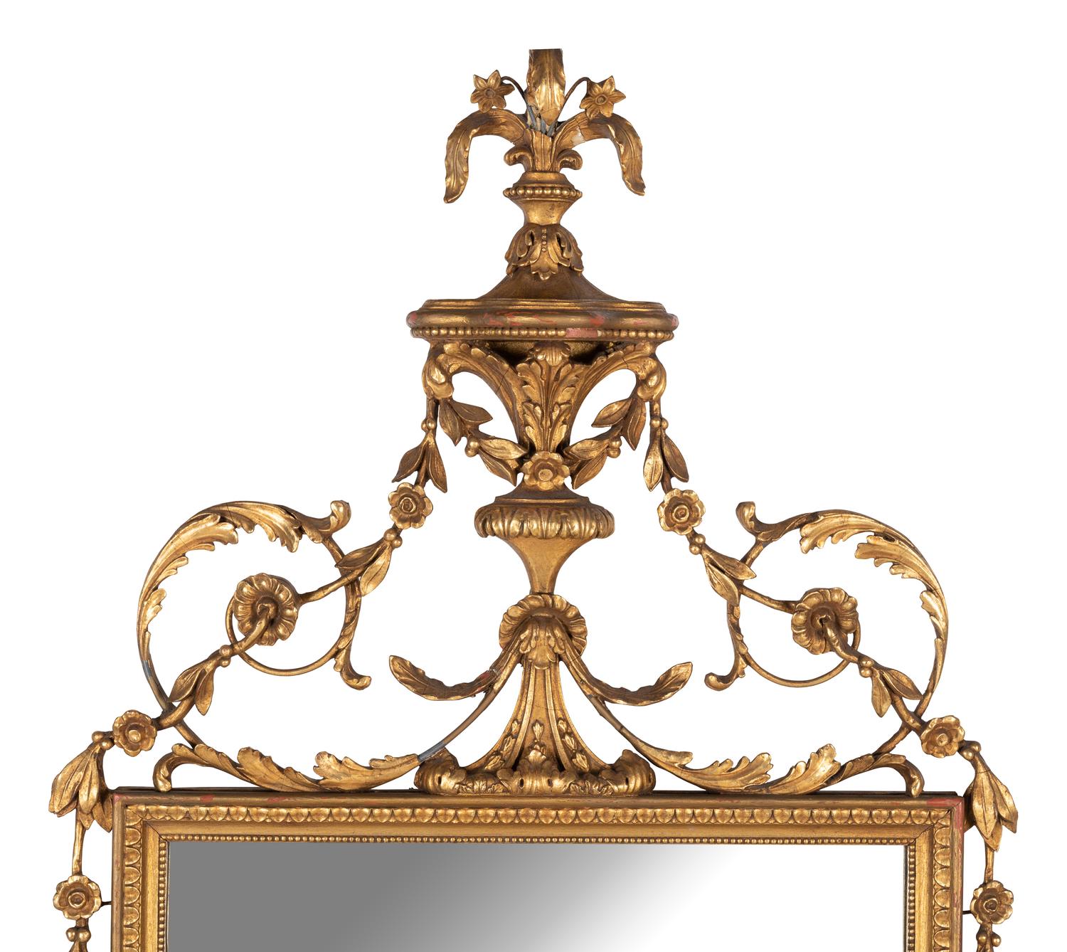 A George III Style Giltwood Mirror