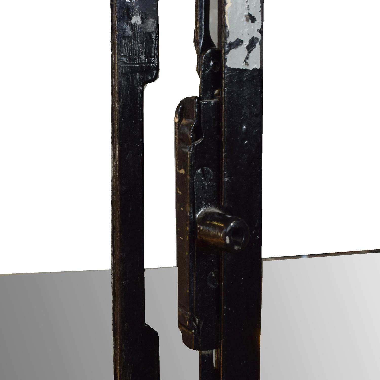 A Metal and Glass Medicine Cabinet 25.5 " W x 14.5" D x 57" H — Argentina, Early 20th Century