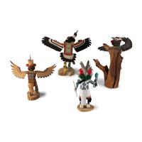 Collection of Hopi Katsinas, Eagle Dancers