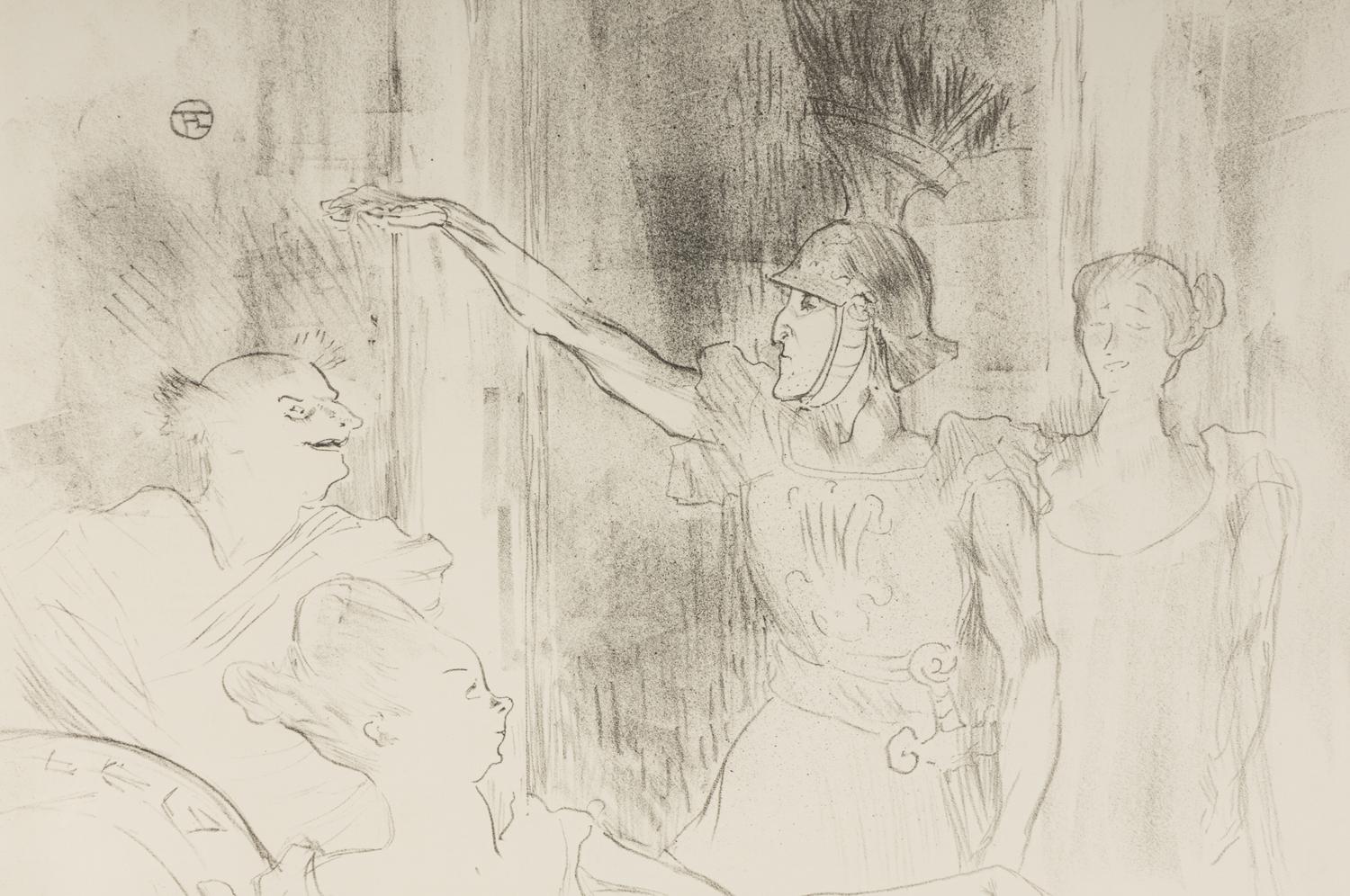 Dans 'La Belle Hélène', 1900