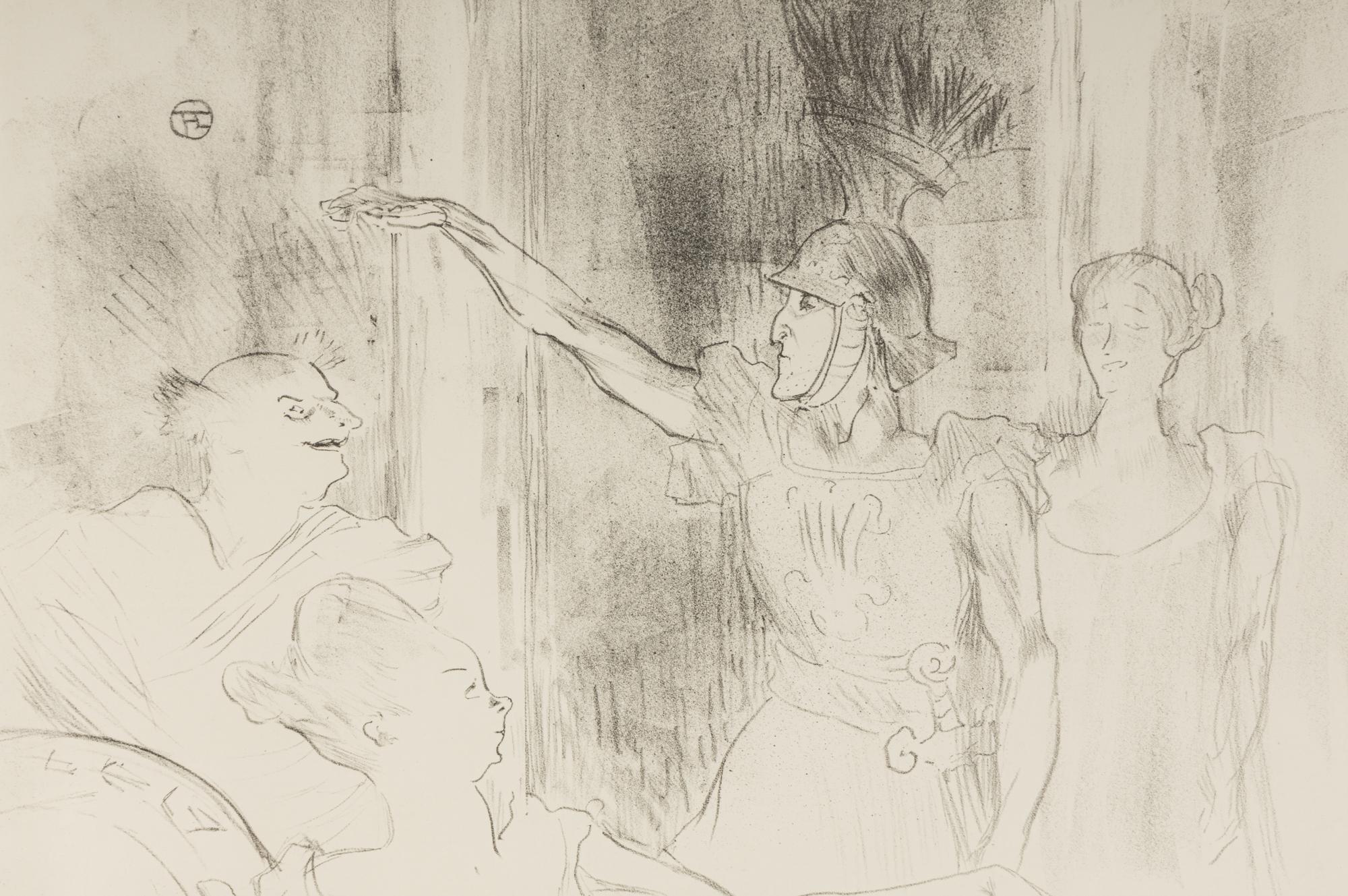Dans 'La Belle Hélène', 1900