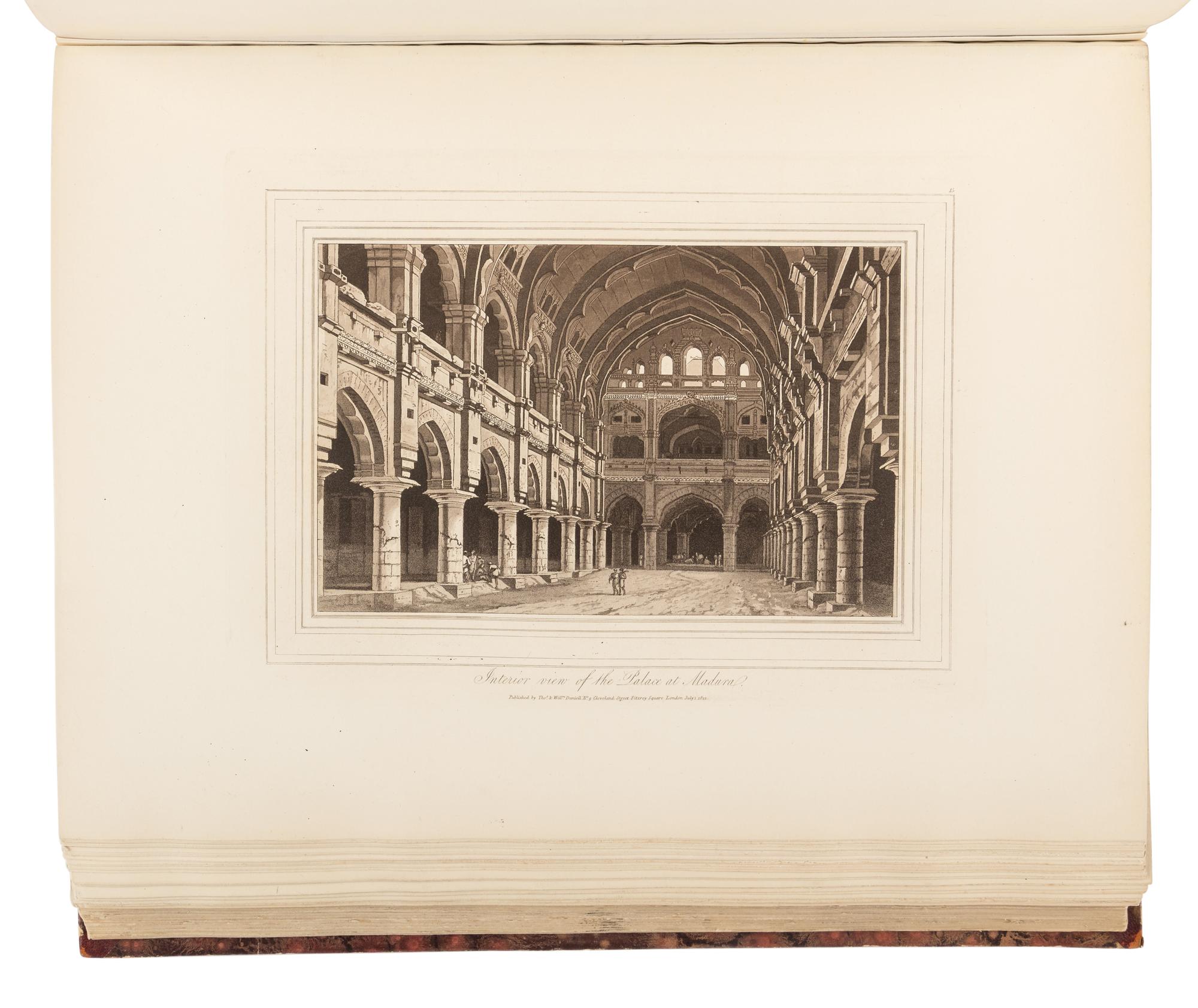 DANIELL, Thomas (1749-1840) and William DANIELL (1769-1837). Oriental Scenery. One Hundred and Fifty Views of the Architecture, Antiquities and Landscape Scenery of Hindoostan . London: for the authors, 1816.