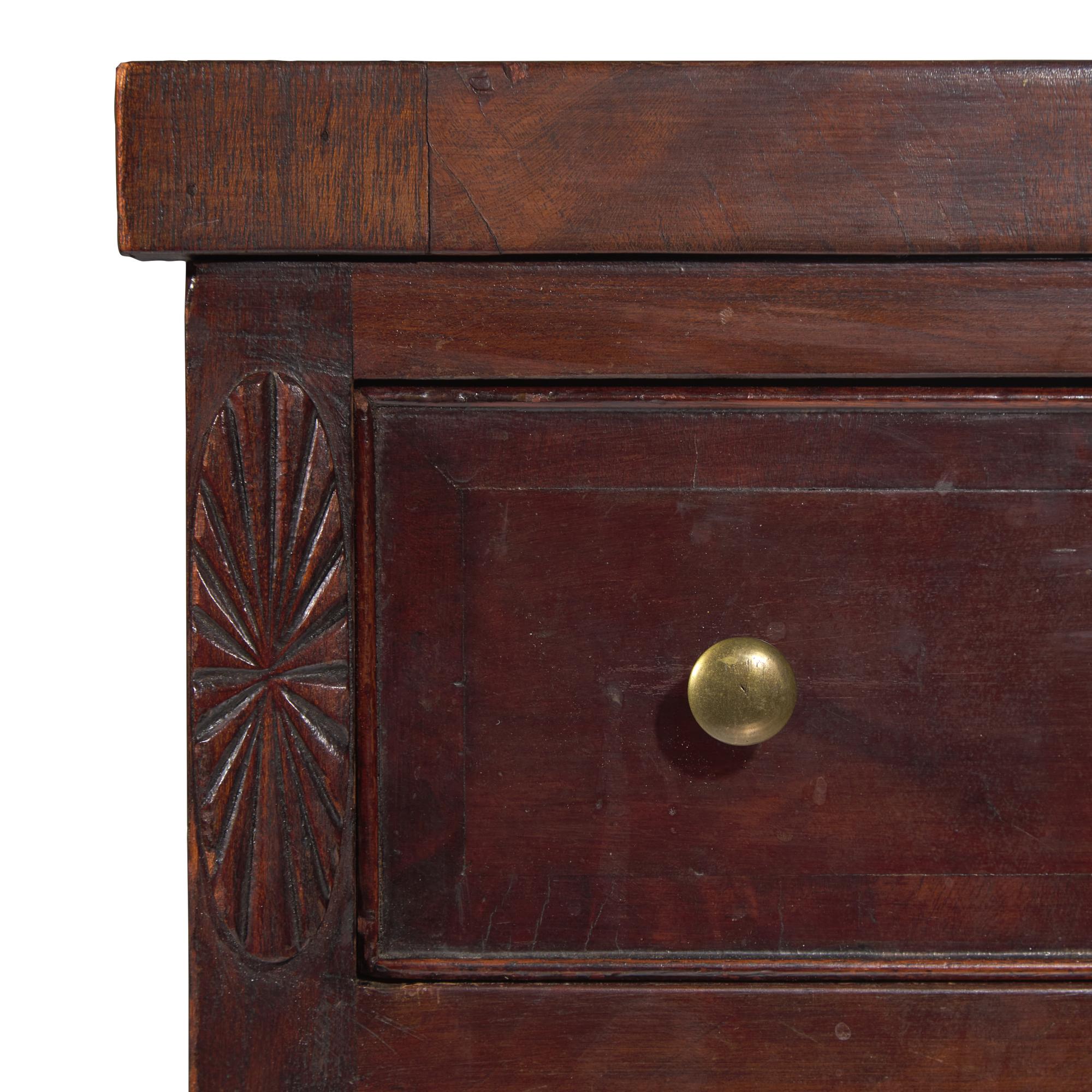 A Miniature Classical Mahogany Chest of Drawers