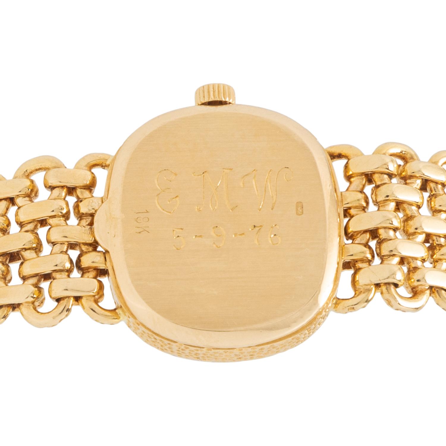 PATEK PHILIPPE, 18K YELLOW GOLD 'ELLIPSE' WATCH