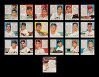 A Collection of 1950s Red Man Tobacco Baseball Cards Including Multiple Hall of Famers - All With Tabs (49)