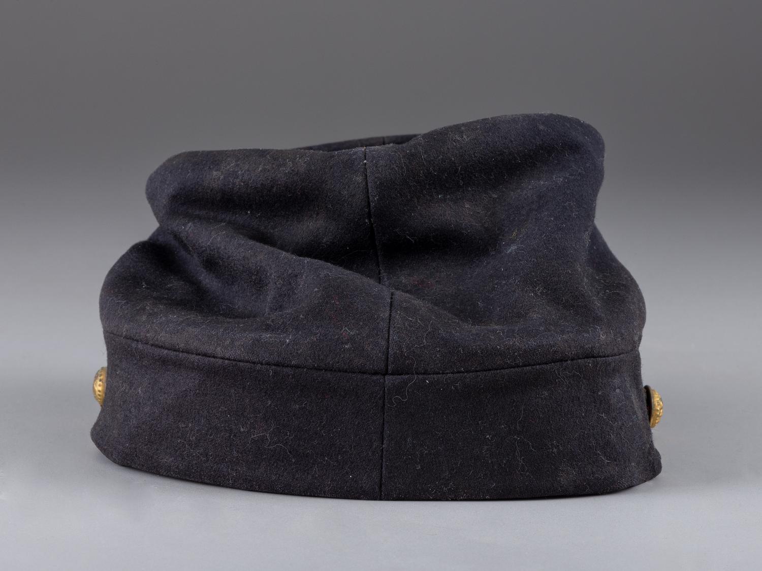 [CIVIL WAR]. 4th Rhode Island Infantry kepi identified to Captain Martin Page Buffum, POW at Petersburg. [ With :] ALLEN, George H. Forty-Six Months with the Fourth R.I. Volunteers.