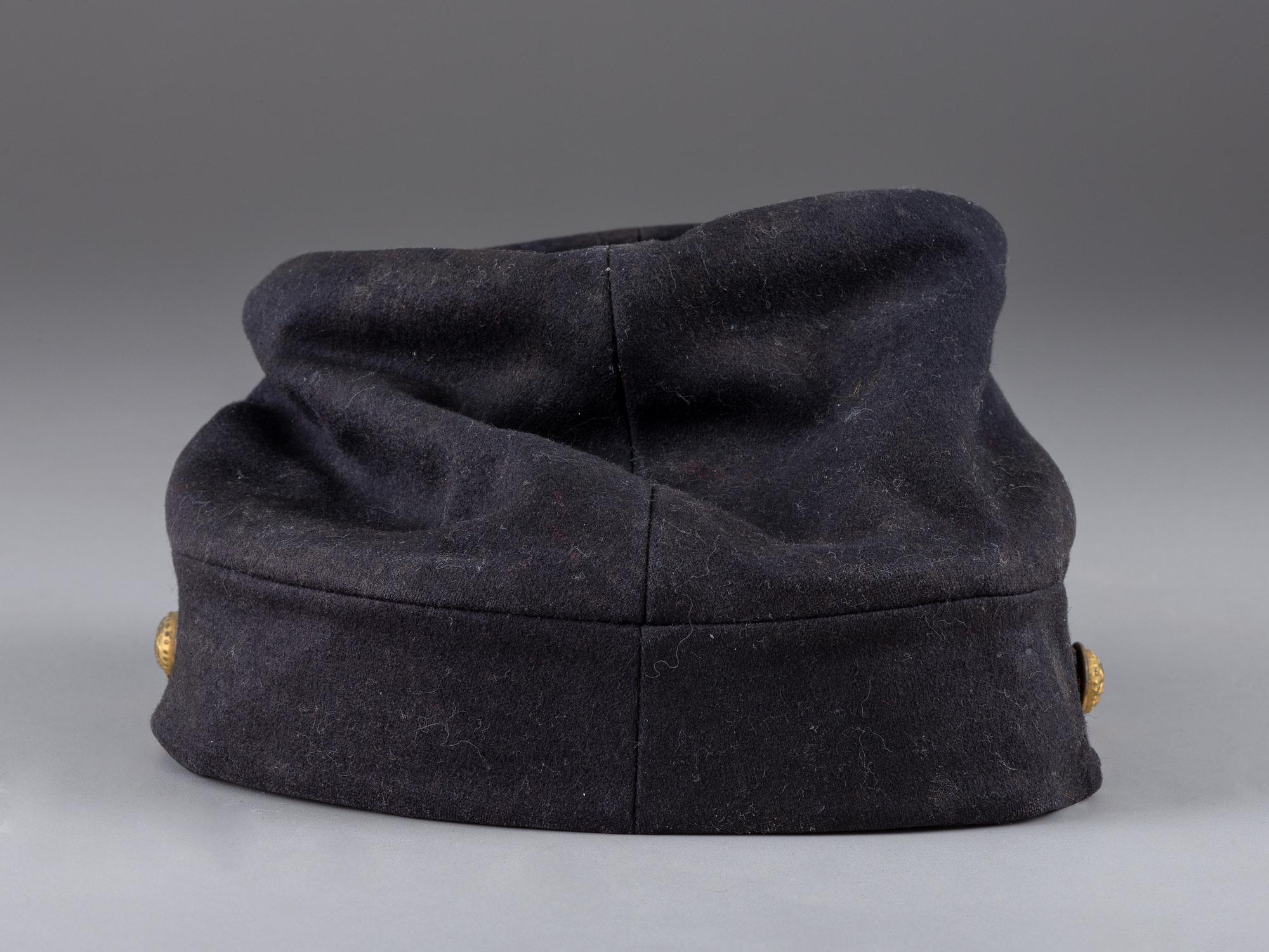 [CIVIL WAR]. 4th Rhode Island Infantry kepi identified to Captain Martin Page Buffum, POW at Petersburg. [ With :] ALLEN, George H. Forty-Six Months with the Fourth R.I. Volunteers.