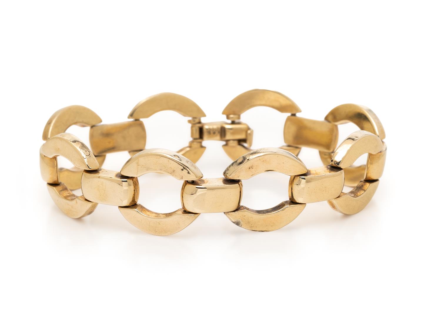 YELLOW GOLD BRACELET