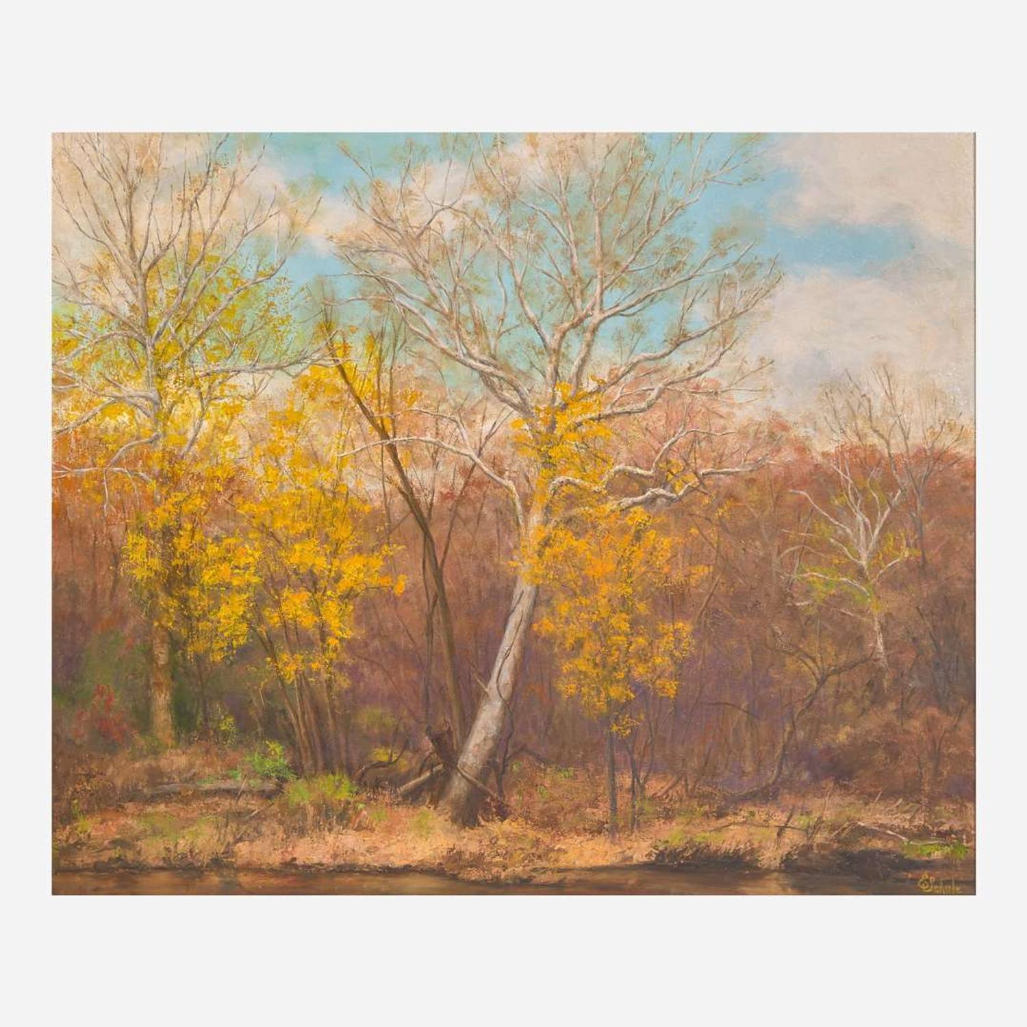 Evelyn Schule (American, 20th Century) Unami Creek