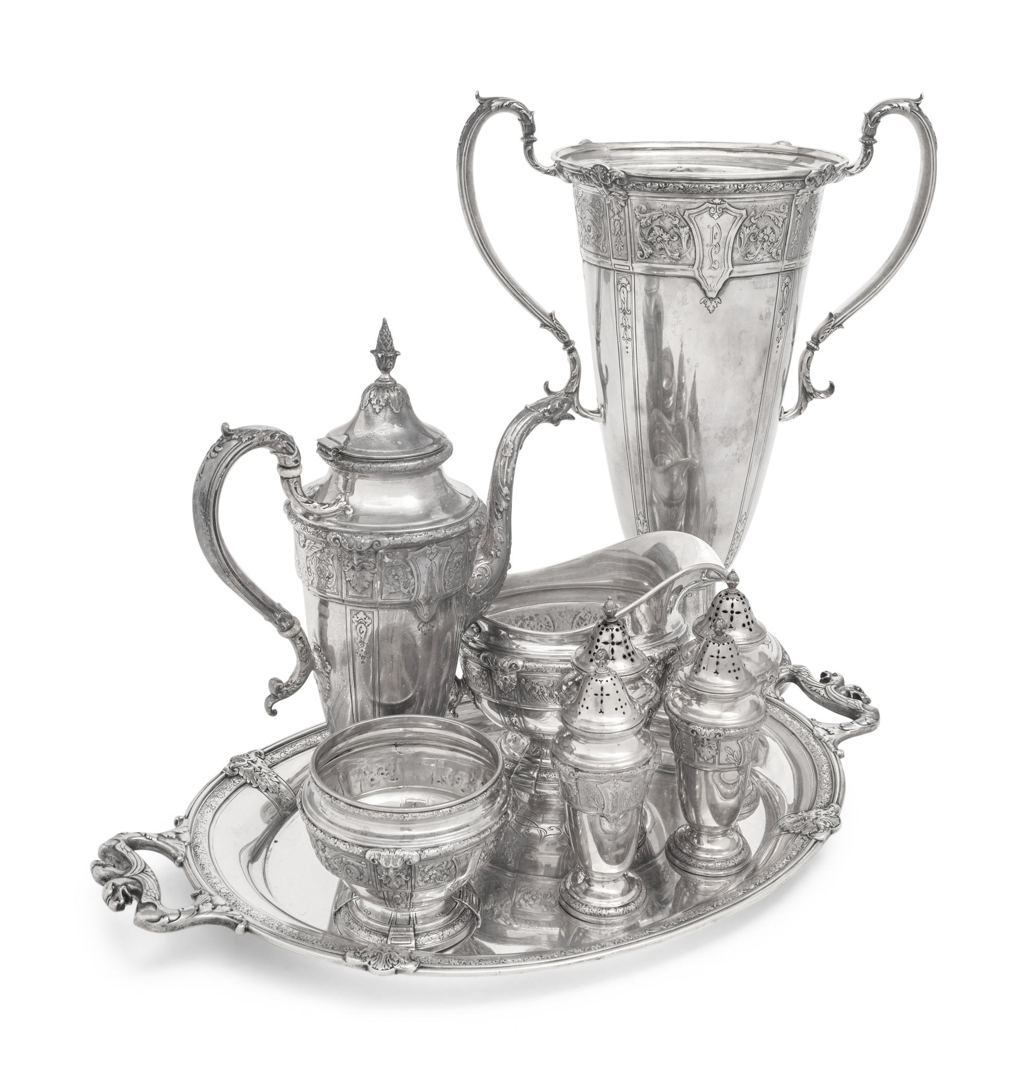 An American Silver Table Service