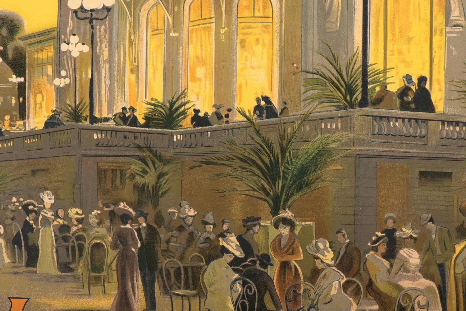 [TRAVEL]. TAUZIN, Louis, artist. Vichy / P.L.M. Paris: F. Champenois, [1911].
