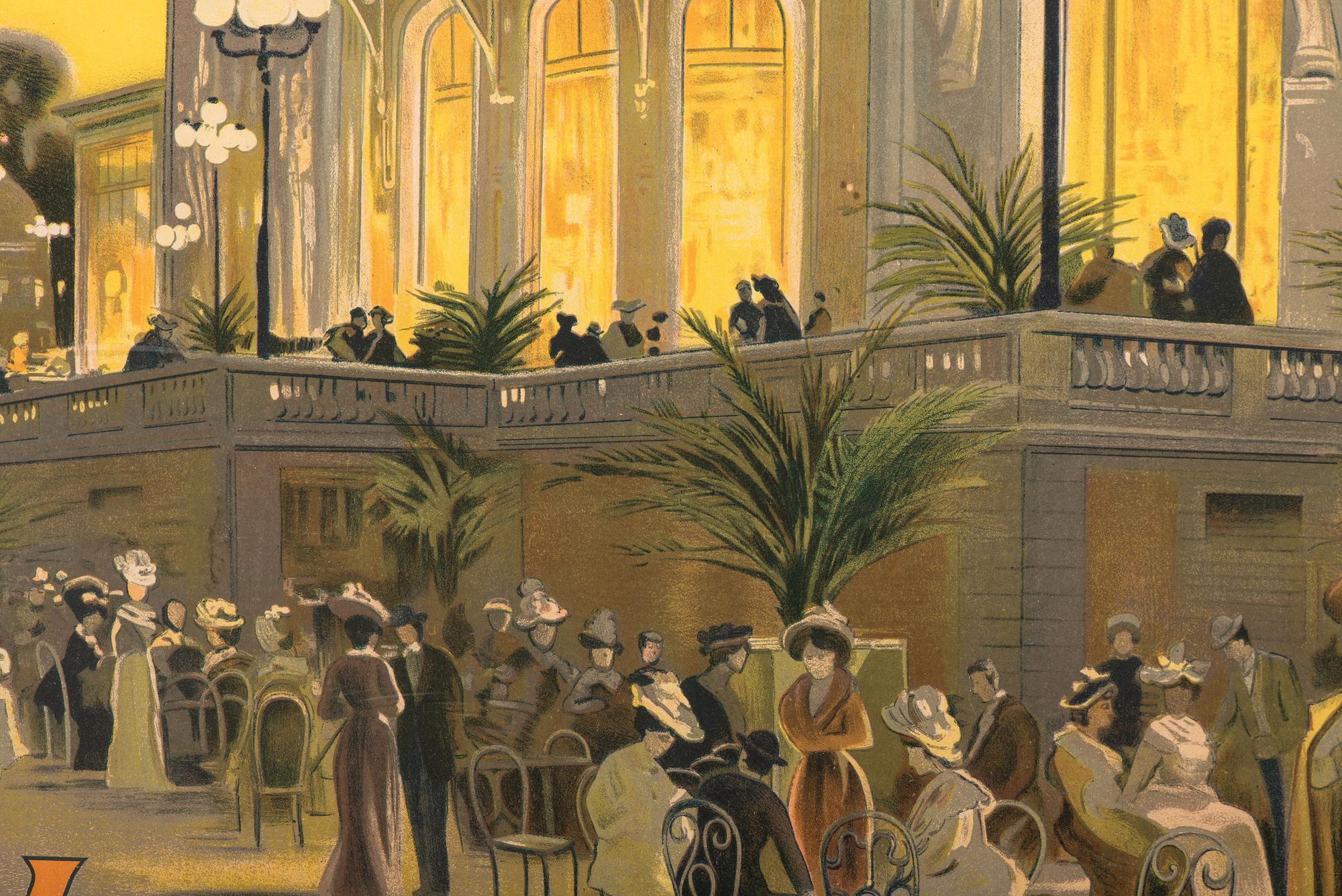 [TRAVEL]. TAUZIN, Louis, artist. Vichy / P.L.M. Paris: F. Champenois, [1911].