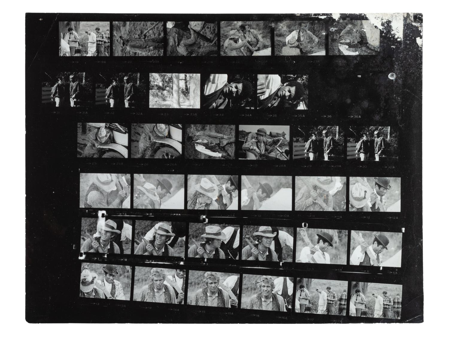 [FILM]. COE, Jim (1921-1997). Photographic archive of Hollywood stills photographer Jim Coe featuring images from Deliverance, the Reivers, Adam at Six A.M. with stills, contact sheets, production views, and behind-the-scenes images.