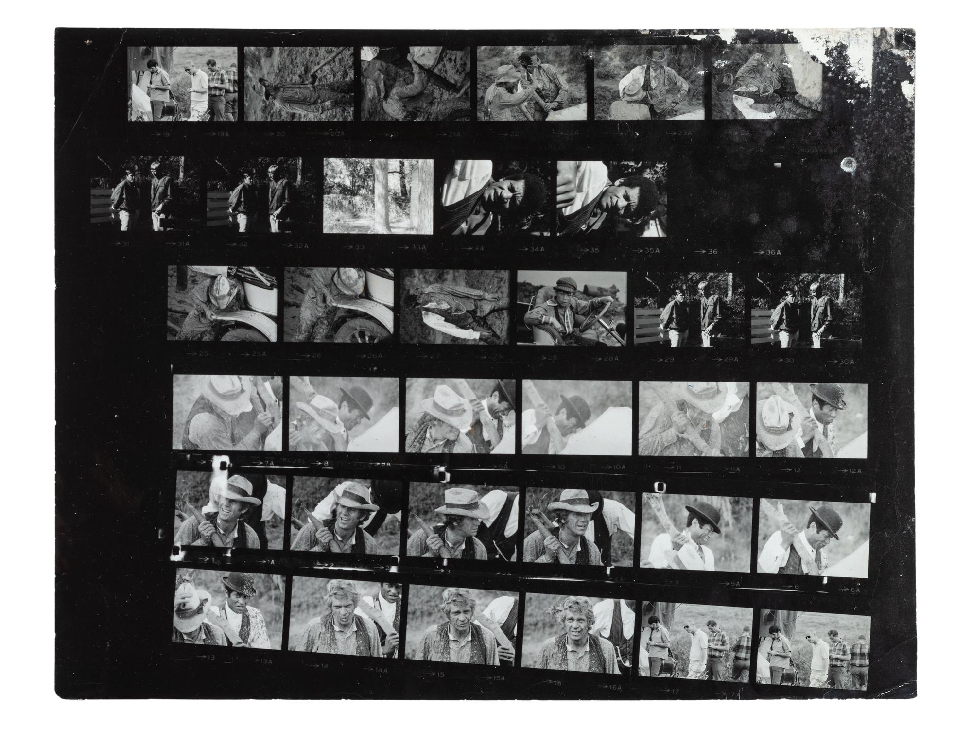 [FILM]. COE, Jim (1921-1997). Photographic archive of Hollywood stills photographer Jim Coe featuring images from Deliverance, the Reivers, Adam at Six A.M. with stills, contact sheets, production views, and behind-the-scenes images.
