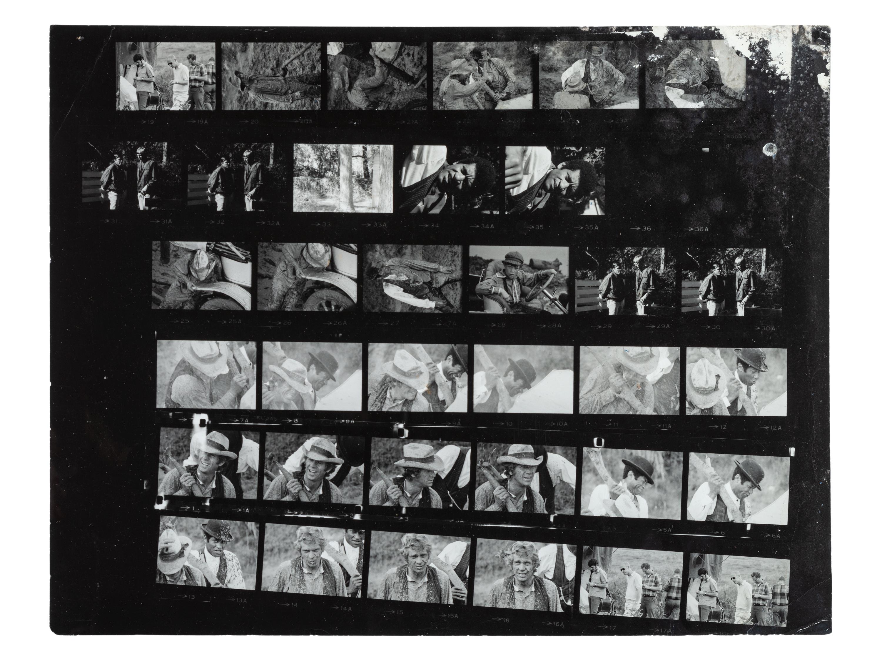 [FILM]. COE, Jim (1921-1997). Photographic archive of Hollywood stills photographer Jim Coe featuring images from Deliverance, the Reivers, Adam at Six A.M. with stills, contact sheets, production views, and behind-the-scenes images.