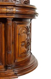 A French Renaissance Revival Carved Walnut Server