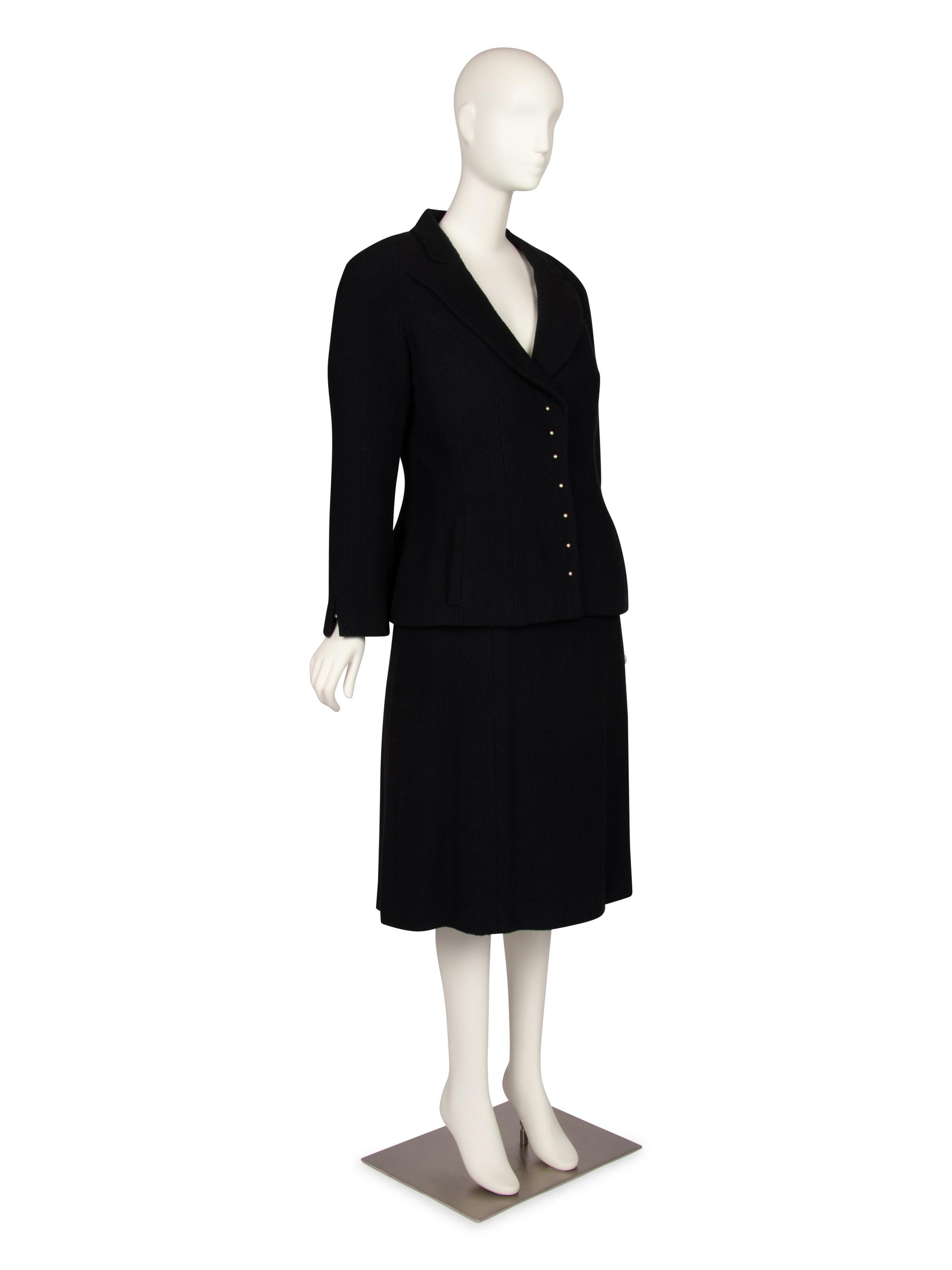 Three Chanel Items: Jacket, Coat, Skirt, 2000s