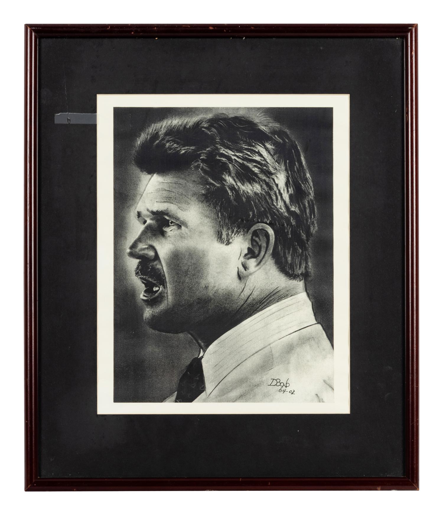 A Group of Five Mike Ditka Artworks Formerly Displayed at Mike Ditka’s Restaurant