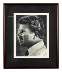 A Group of Five Mike Ditka Artworks Formerly Displayed at Mike Ditka’s Restaurant