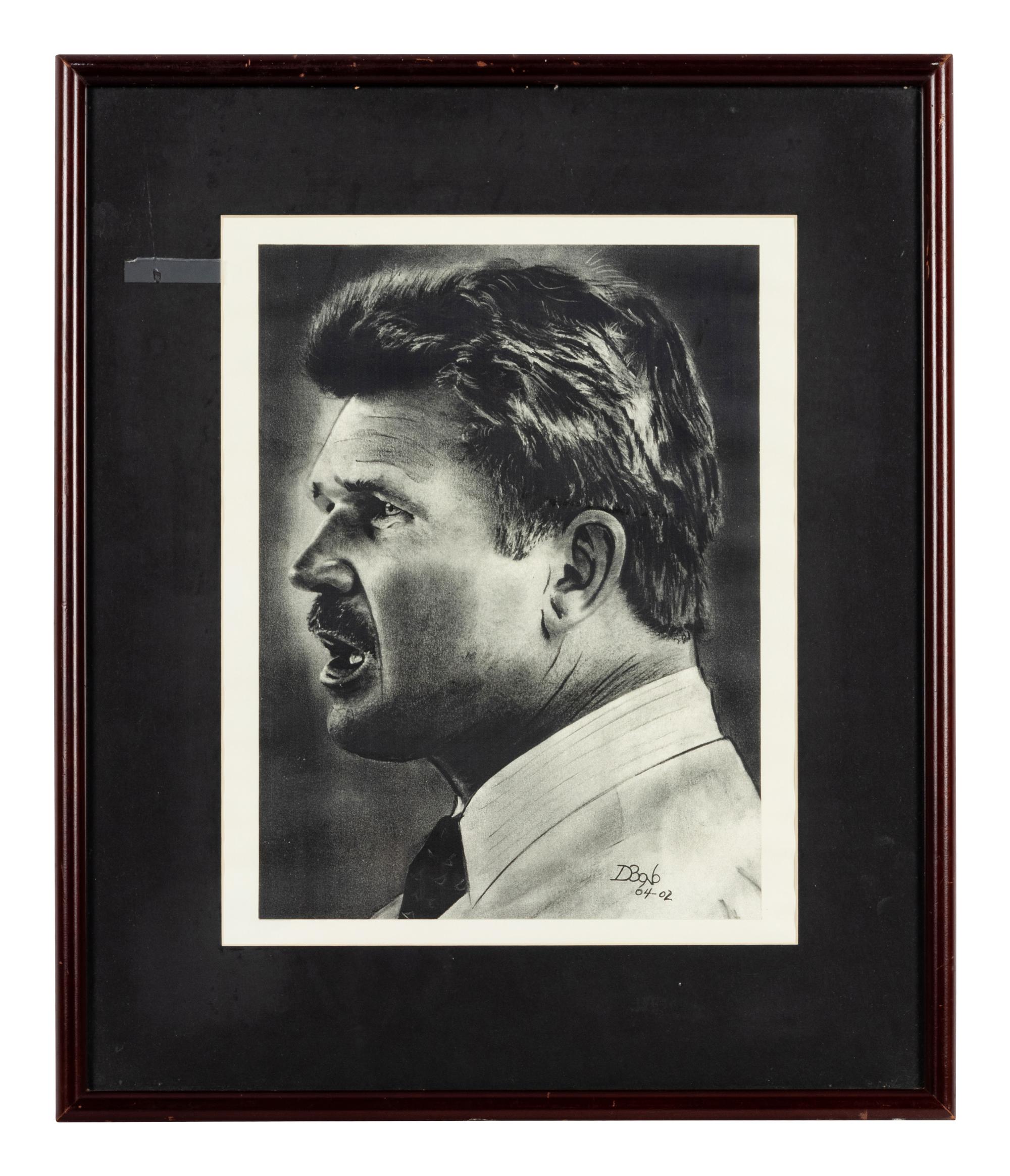A Group of Five Mike Ditka Artworks Formerly Displayed at Mike Ditka’s Restaurant