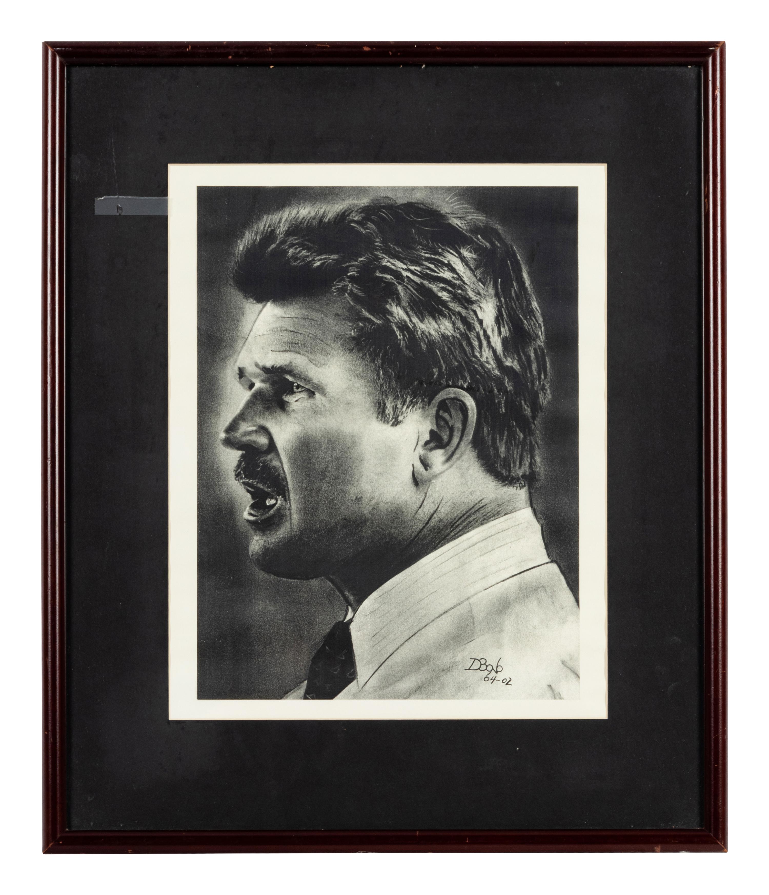 A Group of Five Mike Ditka Artworks Formerly Displayed at Mike Ditka’s Restaurant