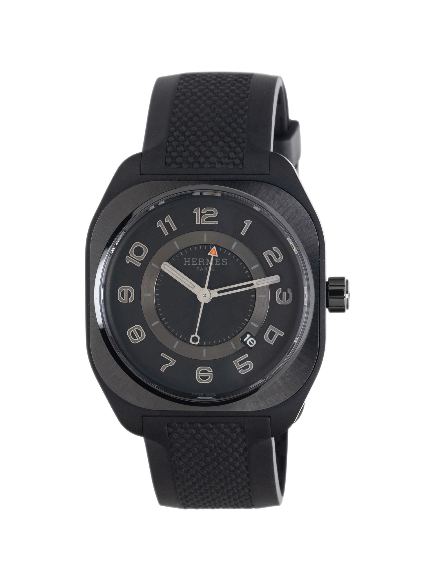 HERMES, REF. SP1.742 TITANIUM 'H08' WATCH