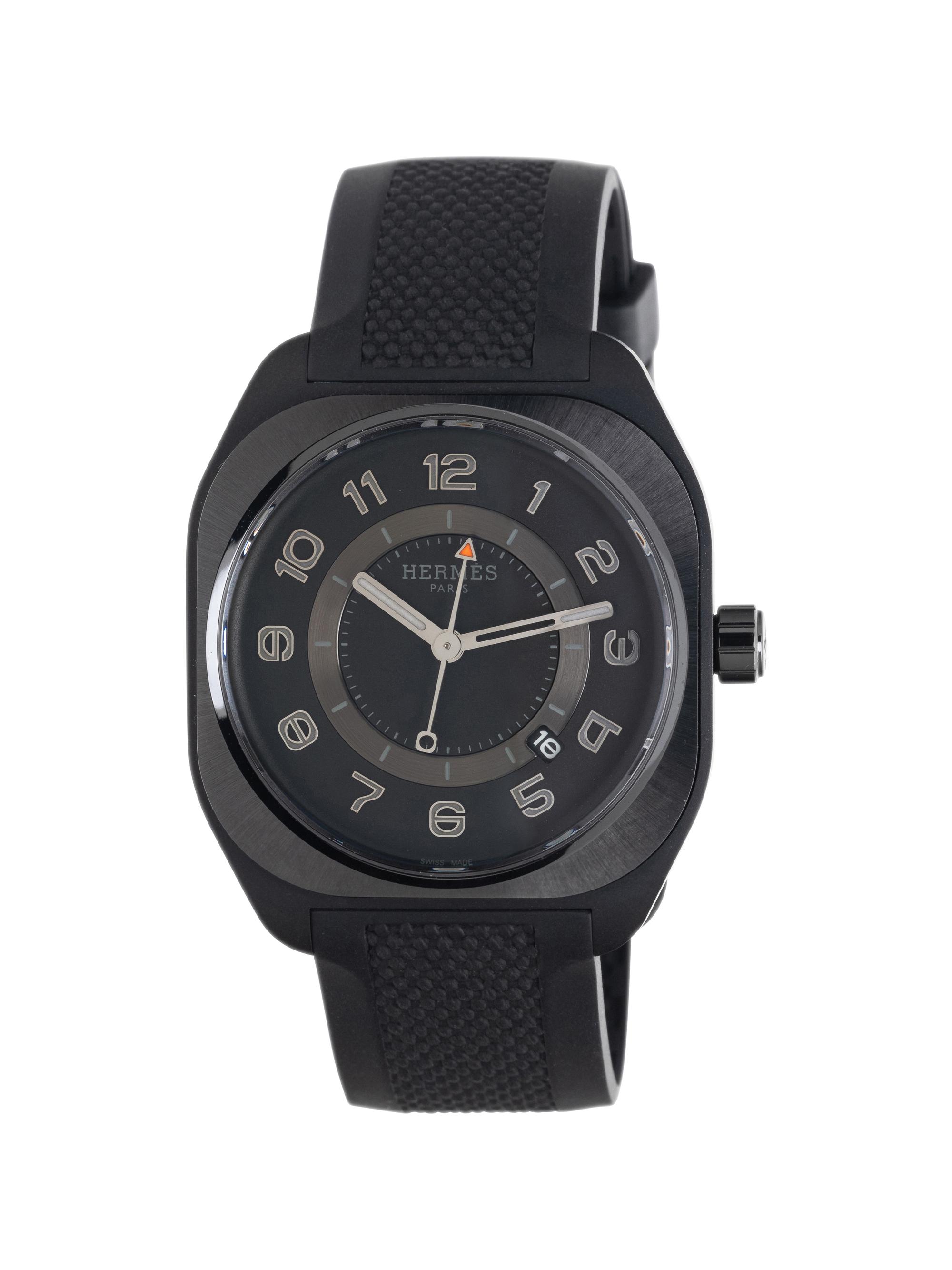 HERMES, REF. SP1.742 TITANIUM 'H08' WATCH