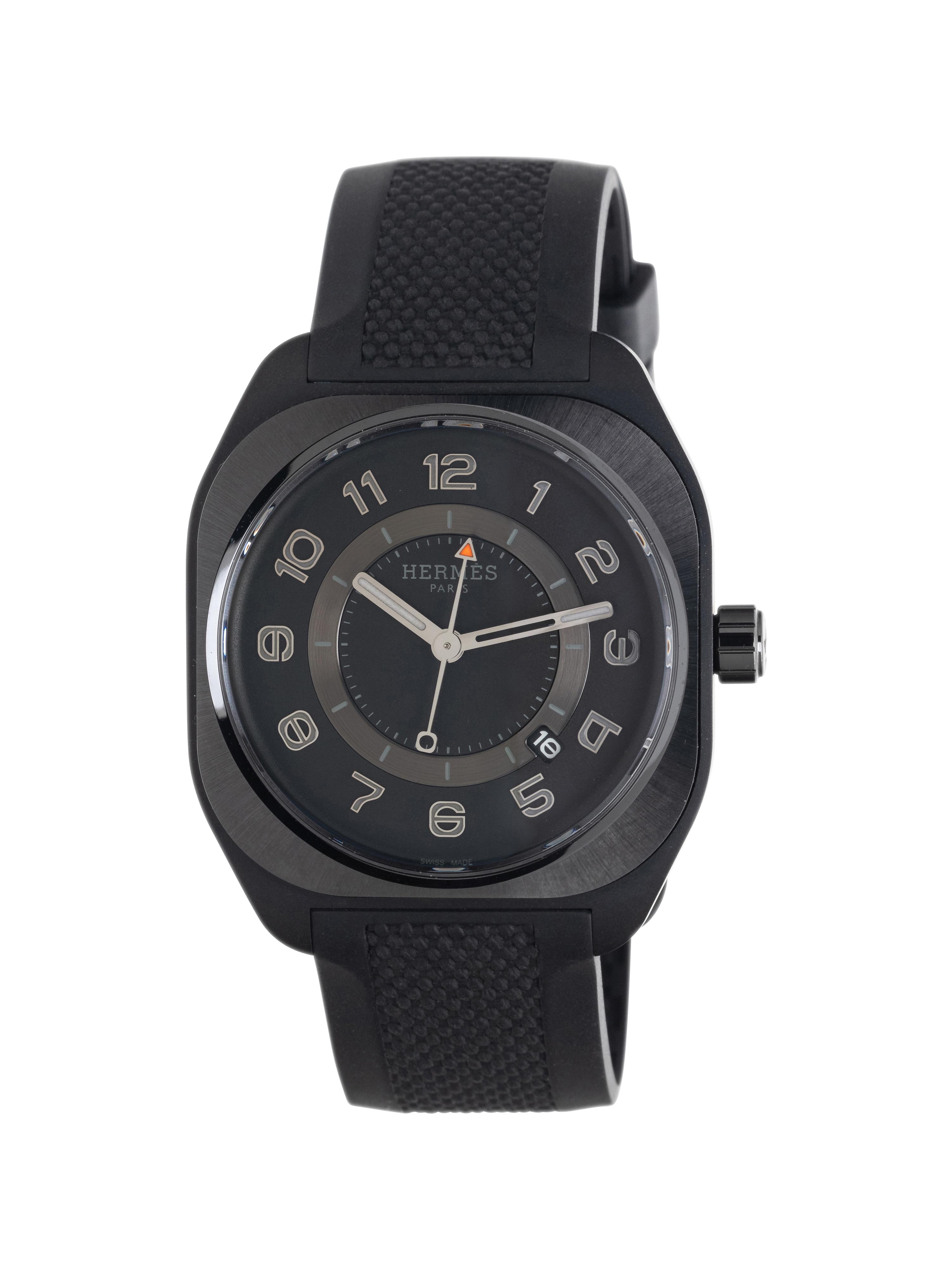 HERMES, REF. SP1.742 TITANIUM 'H08' WATCH