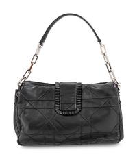 A Christian Dior Black Leather Handbag