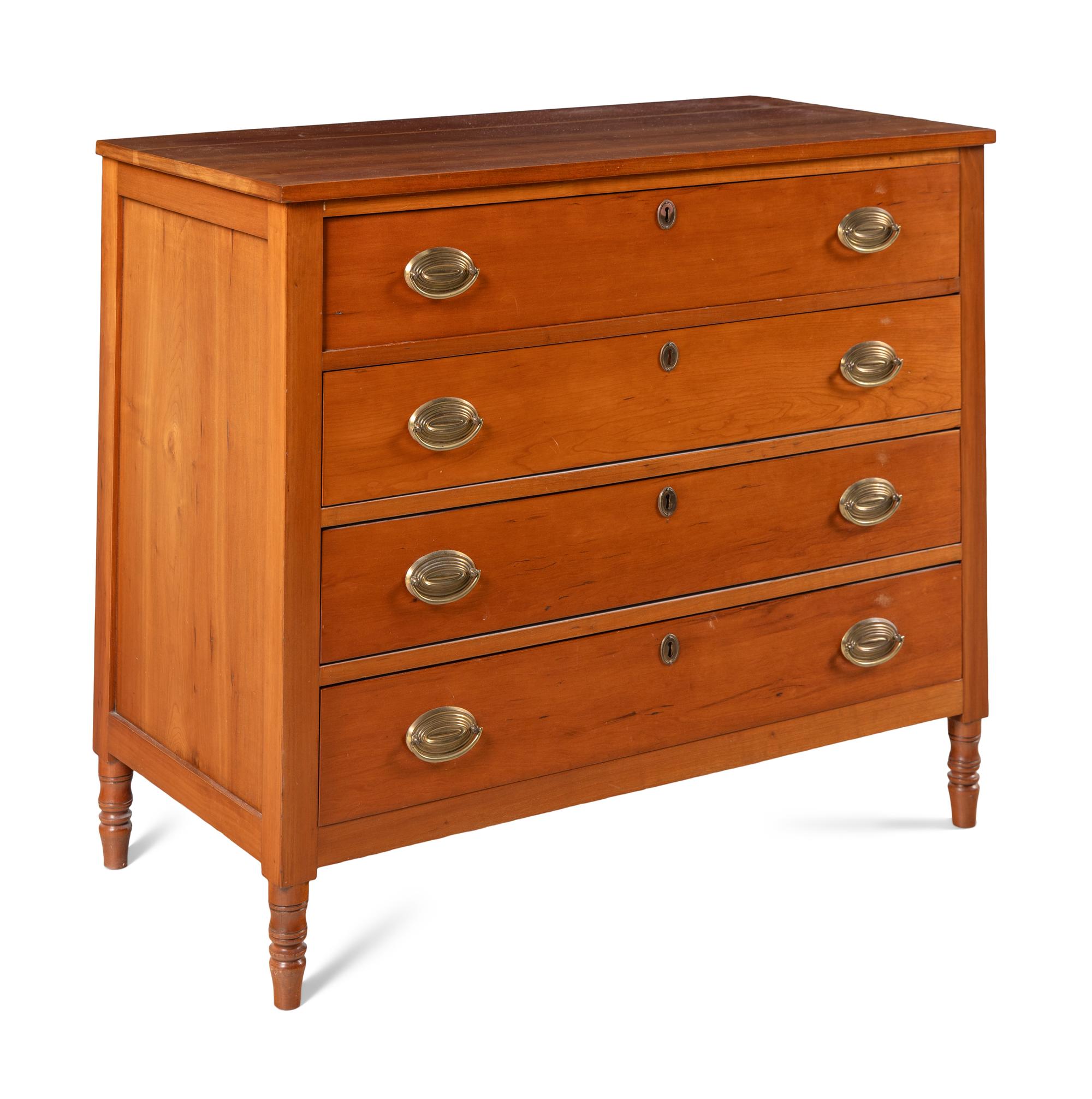 A Federal Cherrywood Chest of Drawers
