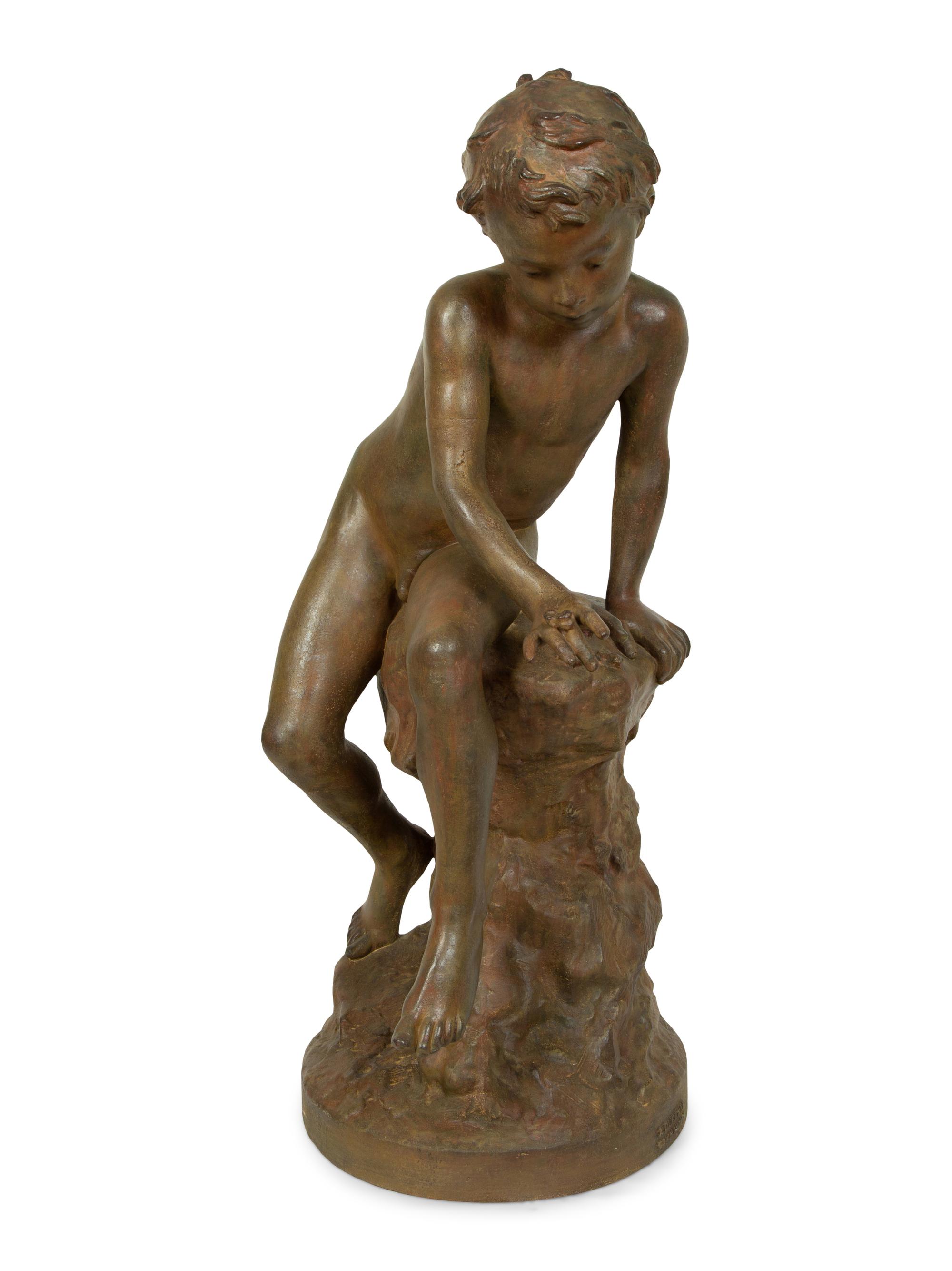 Boy on Rockery