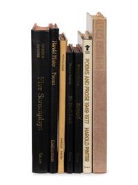 PINTER, Harold (1930-2008). A group of 8 works by Pinter, comprising: