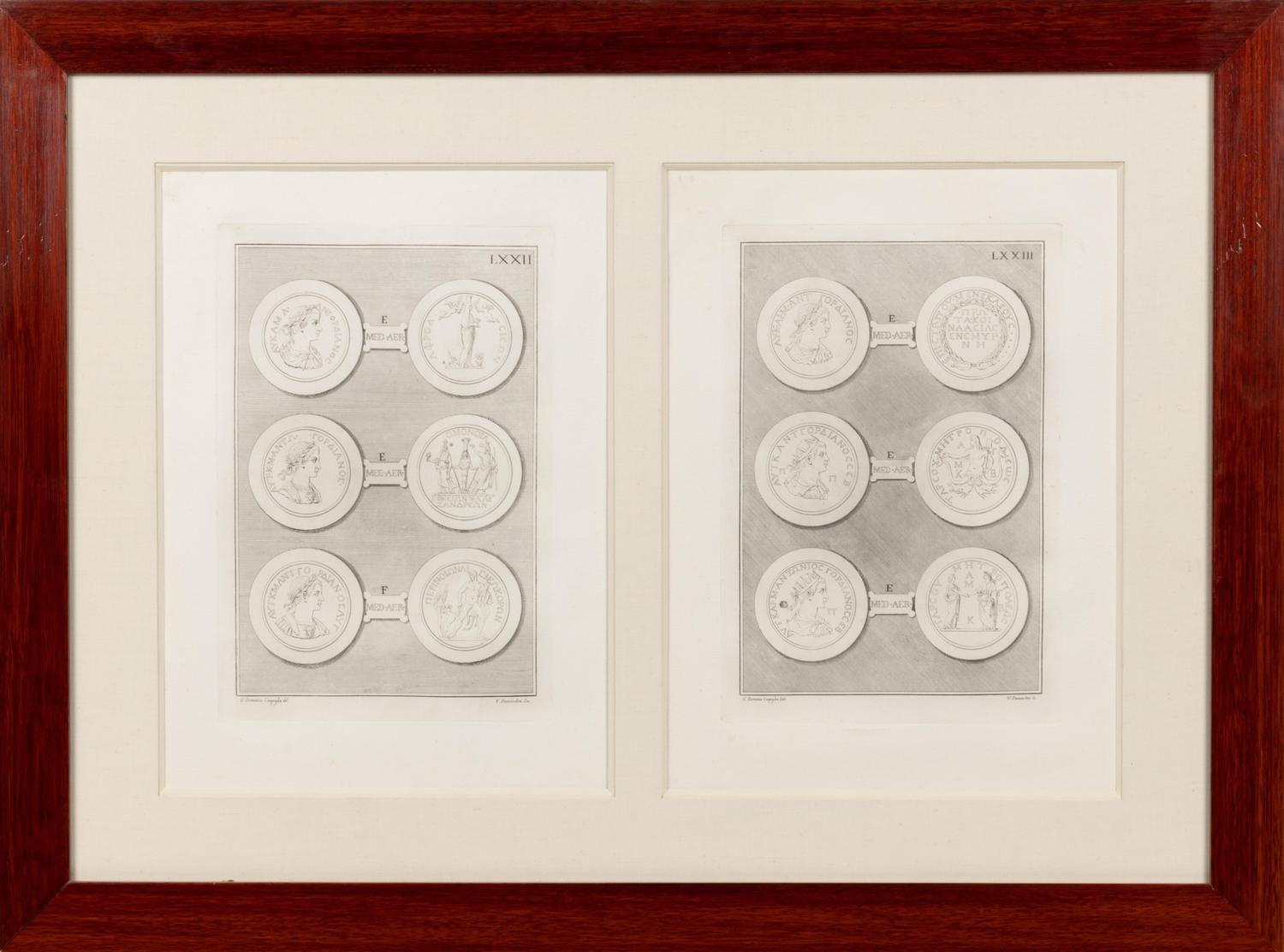 A Set of Eight Engravings