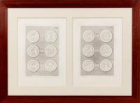 A Set of Eight Engravings