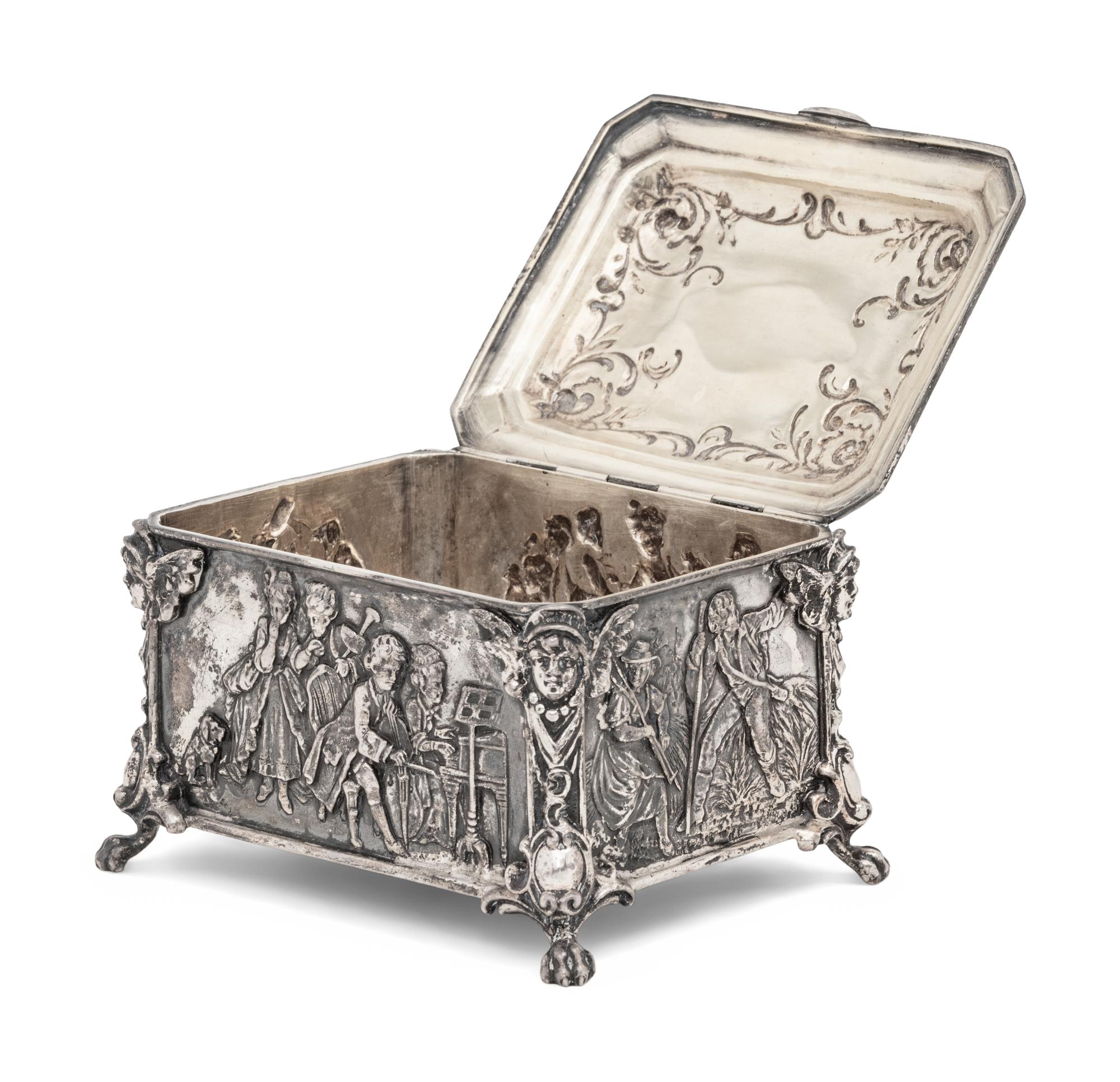 A Dutch Silver Tobacco Box