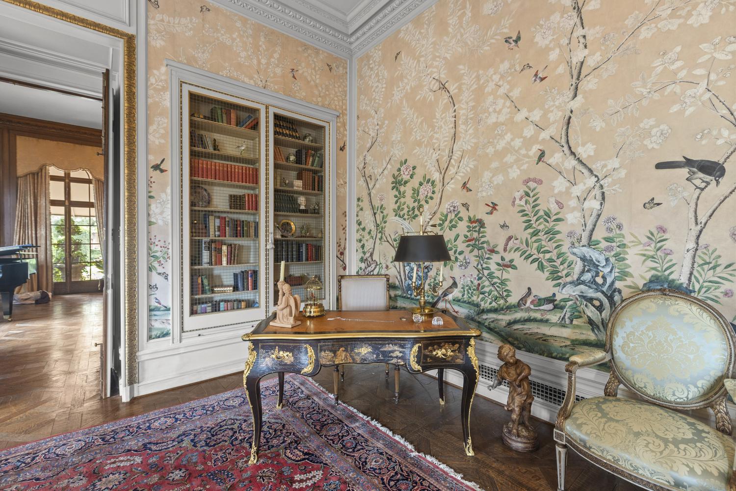 A Pair of Venetian Style Polychrome Painted Bookcases