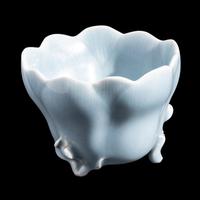 A Chinese Clair-de-Lune Porcelain Floriform Cup