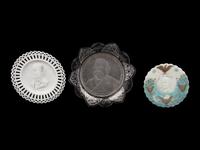 Two William Jennings Bryan Glass Campaign Dishes