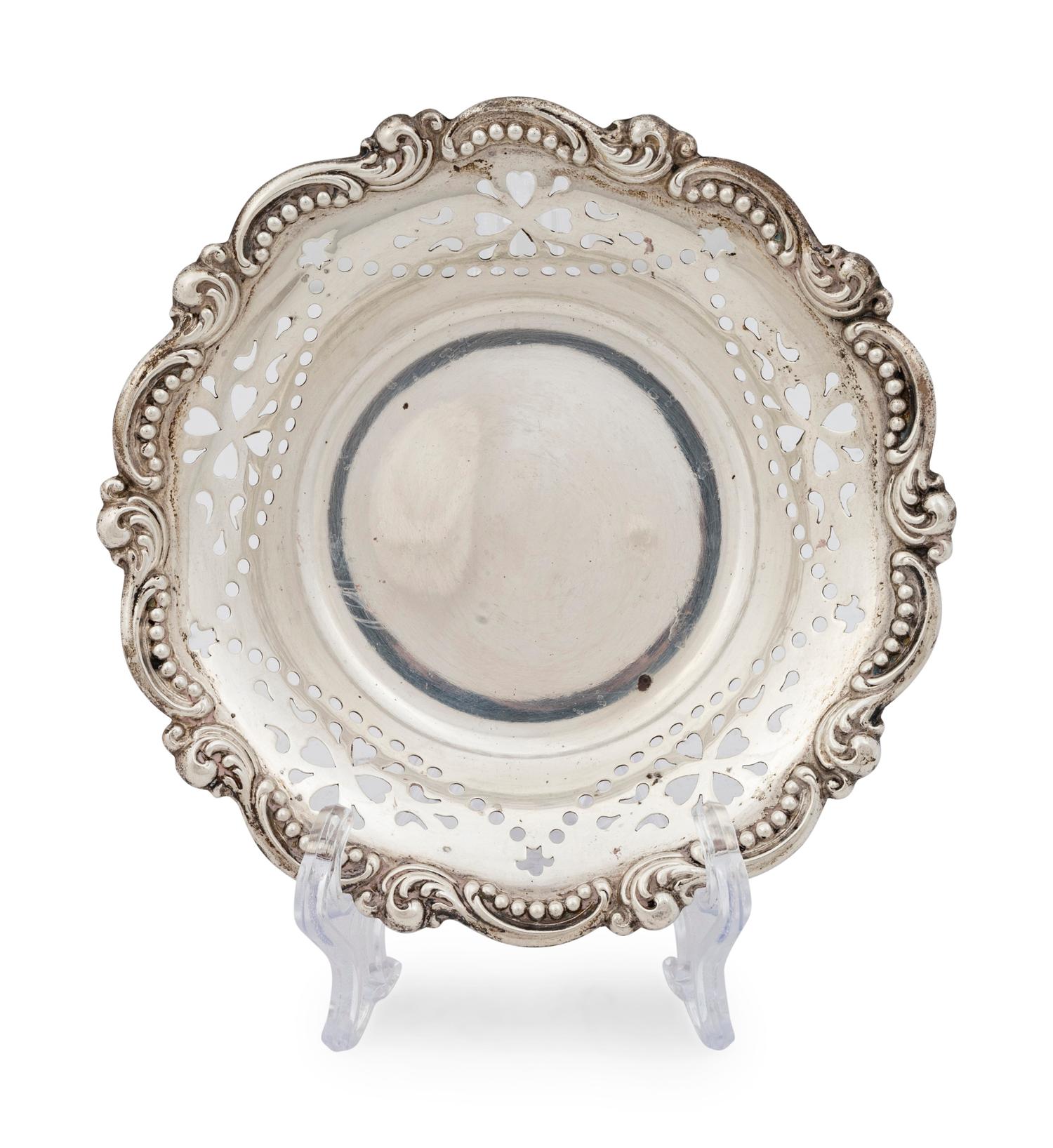 A Pair of American Pierced Silver Bon Bon Dishes — Black Starr & Frost, New York, NY, 20th Century