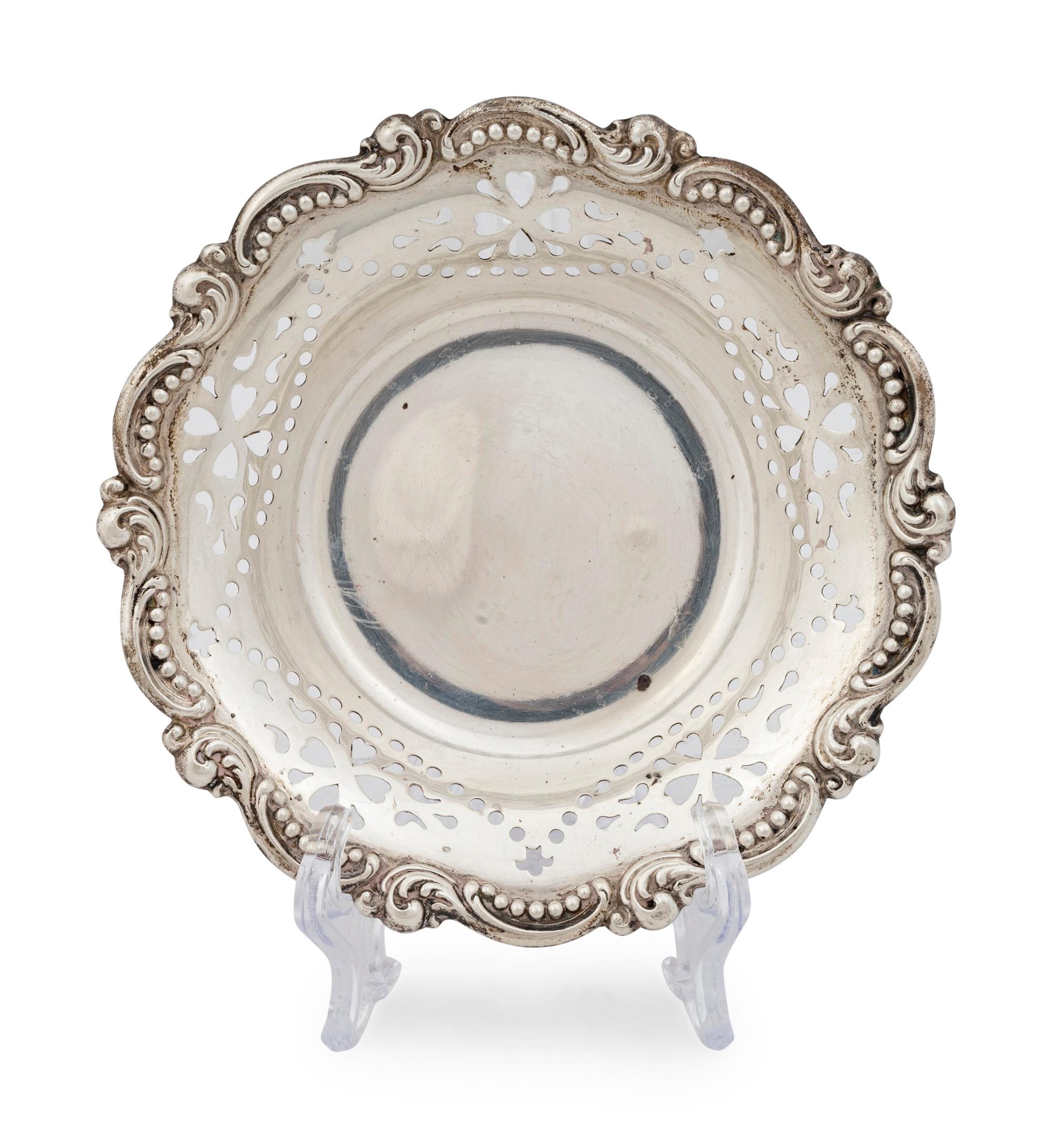 A Pair of American Pierced Silver Bon Bon Dishes — Black Starr & Frost, New York, NY, 20th Century