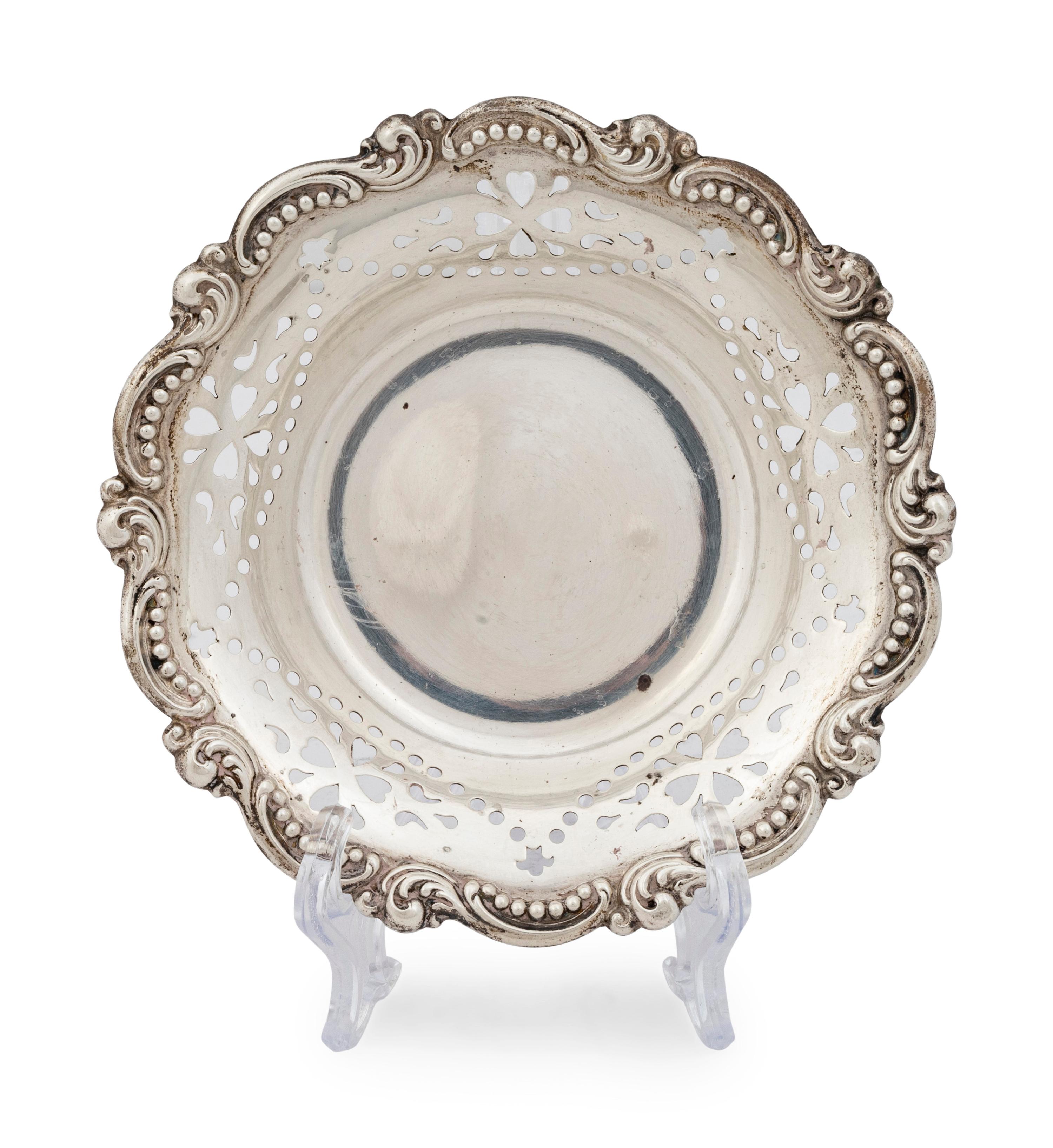 A Pair of American Pierced Silver Bon Bon Dishes — Black Starr & Frost, New York, NY, 20th Century