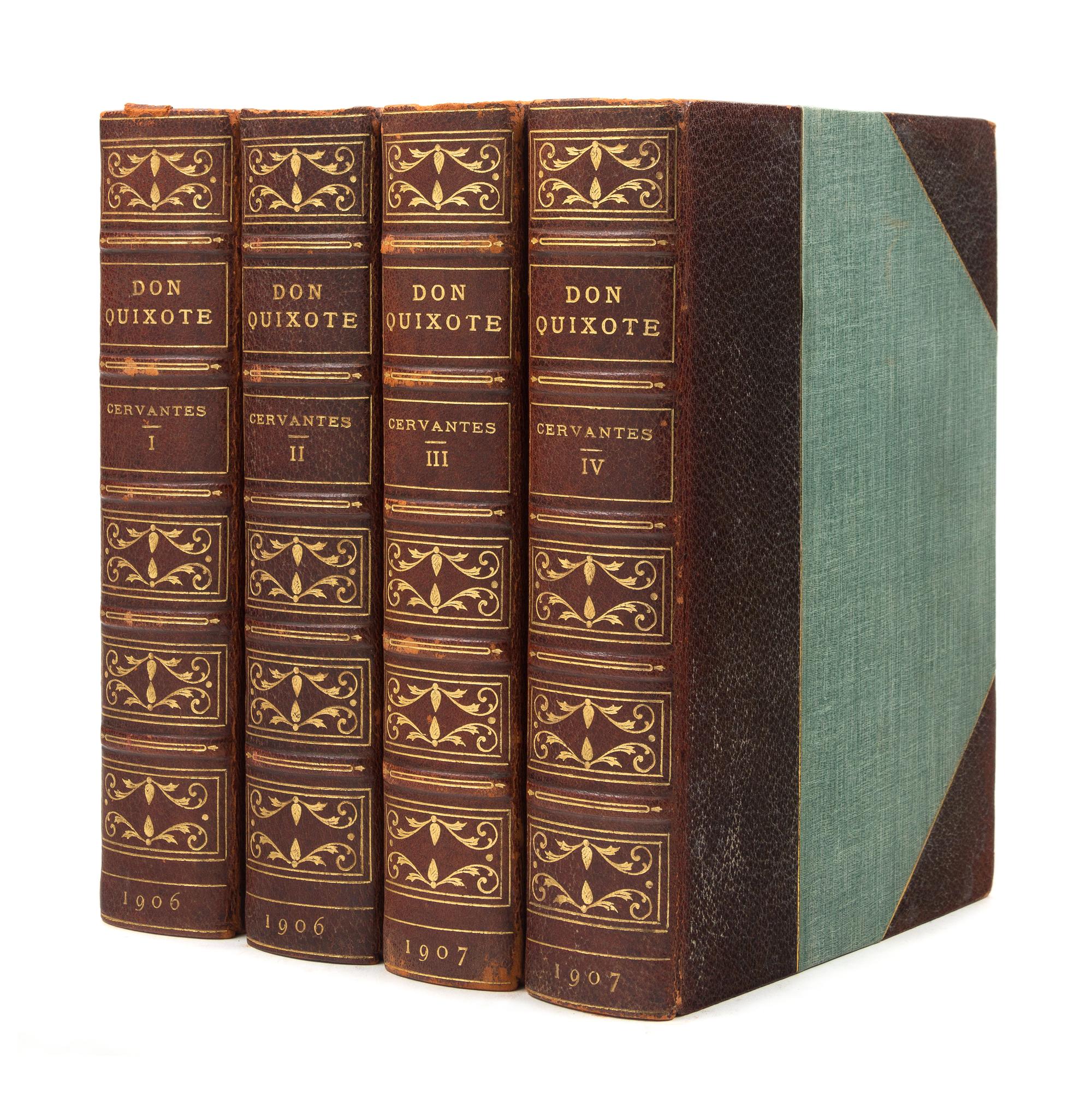 CERVANTES SAAVEDRA, Miguel de . Don Quixote. New York, 1906-1907. Daniel Vierge, illustrator. LIMITED EDITION.