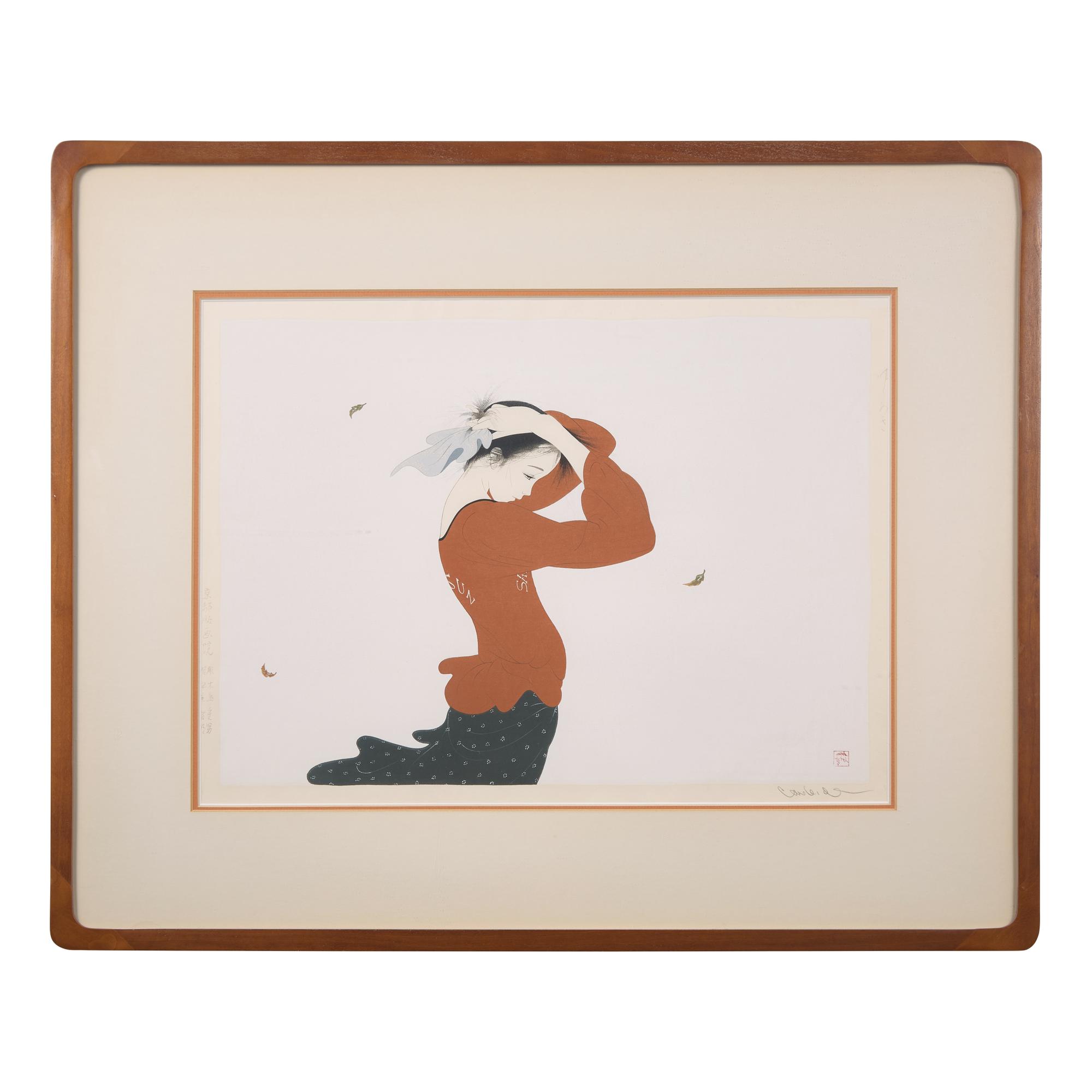 Kiyoshi Nakajima (Japanese, B. 1943) Three Prints 中島潔 浮世繪三幅